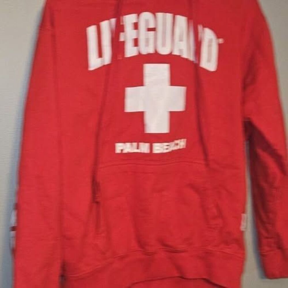 Palm Beach Lifeguard Hoodie, Size Small